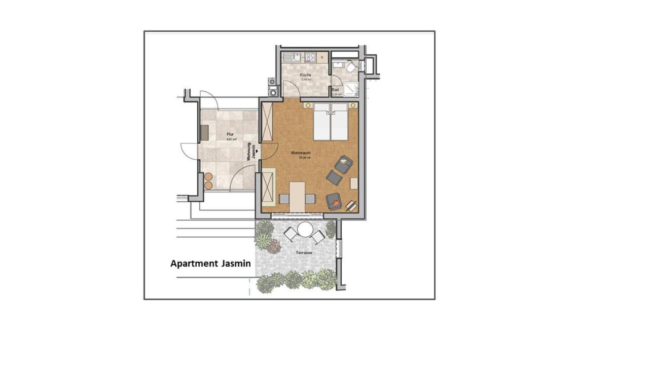 Ferienwohnung Urban - Jasmin -- 미르스부르크 외부 사진